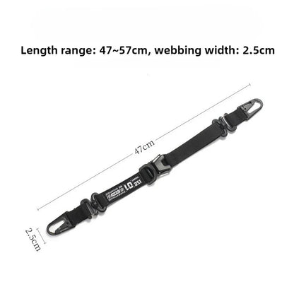Outdoor Camping Multifunctional Hanging Strap Tactical Molle Storage Bag Shoulder Strap Durable Carabiner Clips for TravelHiking