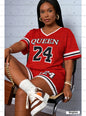 American Style Queen 24 Print Jersey T-Shirt Suit Women's Men T-Shirt