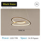 DecorBites™ Kepler Round LED Chandelier for Living Room Decor White Pendant Lamp