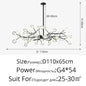 DecorBites™ LED Firefly Chandelier: Modern Nordic Ceiling Lights for Luxury Home Decor