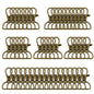 8/15/25/50/80pcs Swivel Snap Hooks D-Ring Keychain Clips Lanyard