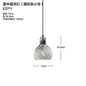 DecorBites™ Gourd Glass Pendant Lamps Clear Amber Modern Dining Room Hanging Lights