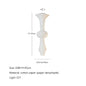 DecorBites™ Japanese Cotton Paper Pendant Lamp Wabi Sabi Chandelier with E27 Bulb