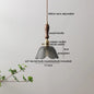 DecorBites™ Glass Copper LED Pendant Lights for Modern Style Dining Kitchen Bedroom