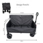 Outdoor Travel Seated Camping Cart Hiking Convenient Relaxing Large Capacity Loadable Trolley Outdoor Transported Multi Tools