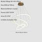 DecorBites™ K9 Crystal Round Chandelier: Modern LED Pendant Lamp for Home, Living Room, Bedroom, Lobby