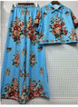 Summer New Fashion Women's Print Suit Lapel Short Sleeve Short Waist