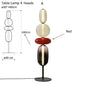 DecorBites™ Glass Floor Lamp LED Table Light - Italian Design High Quality