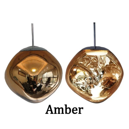 DecorBites™ Glass Pendant Lights: Nordic Kitchen Bedroom Living Room Dining Chandeliers Fixture