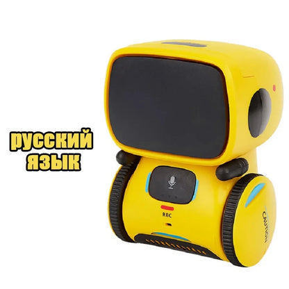Toy Robot Intelligent Robots Russian & English & Spanish Version Voice & Touch control Toys Interactive Educational RC Robot