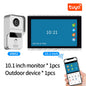 Tuya App  Wifi Video Intercom Kits Visual Doorbell System 1080P Entry Doorphone Door Camera for Home Villa Apartment