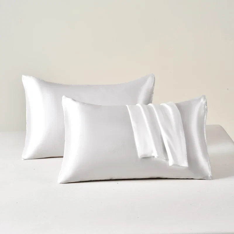 2pcs Satin Pillowcase for Skin and Hair, Satin Pillow Cases Set of 2