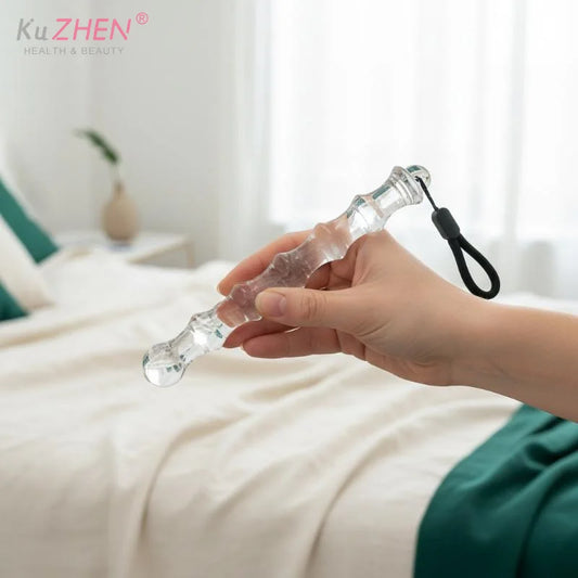 1PCS Massage Stick Smooth Thornless Meridian Acupoint Sticks Muscle Relaxation Suitable For Shoulders Neck Hips Jade Massager