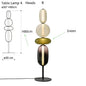 DecorBites™ Glass Floor Lamp LED Table Light - Italian Design High Quality