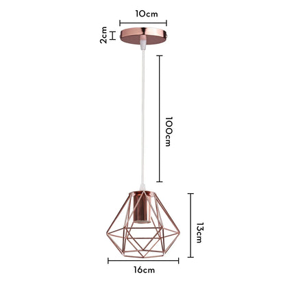 DecorBites™ Industrial Retro Loft LED Pendant Light for Home Living Room Kitchen