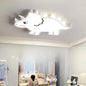DecorBites™ Kids Room Ceiling Lamp Full Spectrum Eye Protection Cream Wind Airplane Light