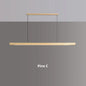 DecorBites™ Linear LED Pendant Lights: Modern Kitchen Island Dining Room Lighting