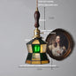 DecorBites™ Glass LED Pendant Lamp Walnut Wood Copper Switch Nordic Hanging Light