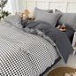 DecorBites™ Lattice Plant Geometric Pattern Bedding Set with Sheet Pillows