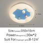 DecorBites™ Kids Room Chandelier Remote Dimable Ceiling Lights
