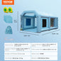 SucceBuy Inflatable Paint Booth with Blowers Inflatable Spray Booth Powerful Spray BoothCar Paint Tent Air Filter System