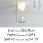 DecorBites™ Kids Cartoon Panda Polar Bear Ceiling Light Chandelier for Boys and Girls' Bedroom