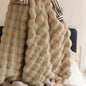 DecorBites™ Luxe Faux Fur Winter Blanket: Premium Warmth & Comfort for Bed or Sofa