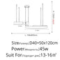 DecorBites™ LED Chandelier: Modern Indoor Lighting for Bedroom, Living Room, Study Hall