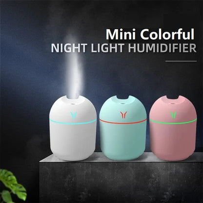 250ml USB Mini Air Humidifier Aroma Essential Oil Diffuser for Home