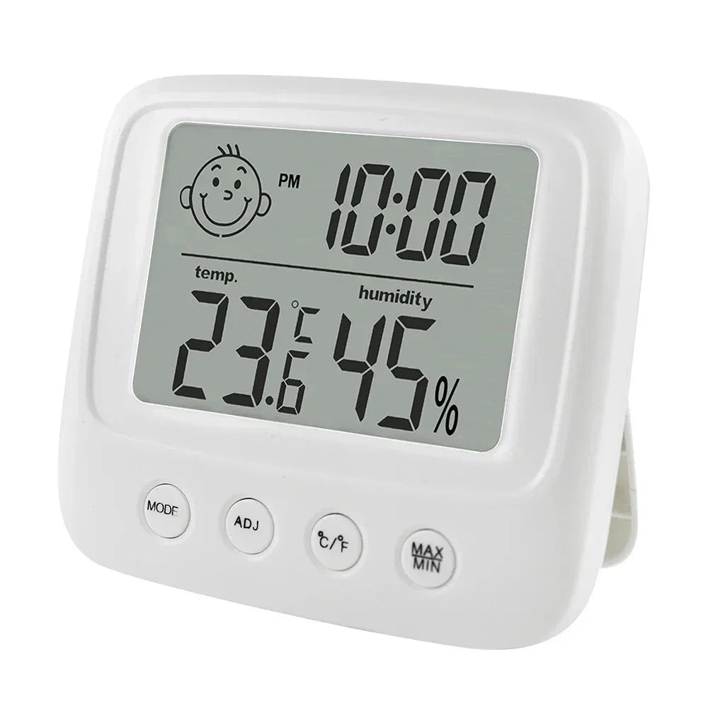 LCD Digital Thermometer Hygrometer Backlight Temperature Indoor Humidity Meter Sensor For Electronic Weather Station Room Baby