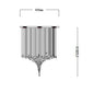 DecorBites™ Luxe Crystal Chandelier: Modern Staircase & Lobby LED Lighting with Long Hallway Design
