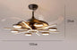 DecorBites™ Kids Bedroom LED Ceiling Fan with Bladeless Design and Remote Control