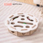 Cat Puzzle Toy Felt Puzzle Box Cat Exercise Toy with Ball Indoor