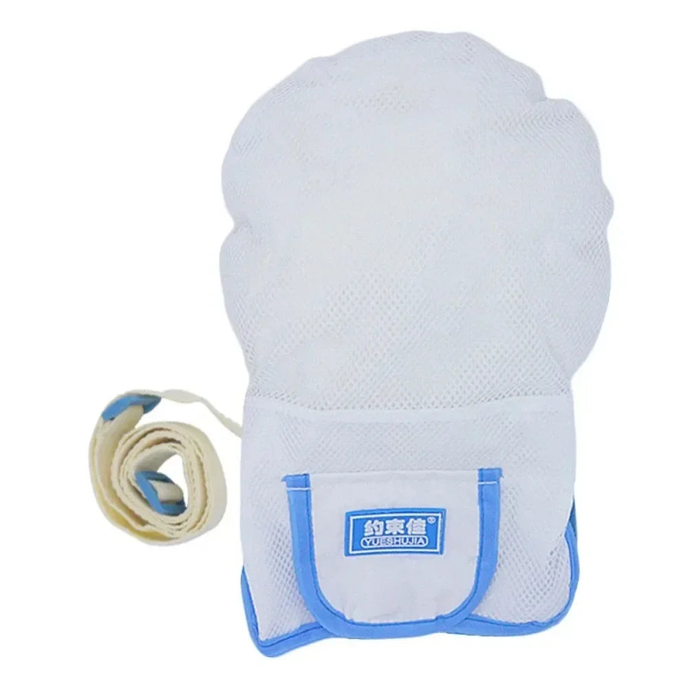 Breathable Control Mitts Durable Mesh Restraint Glove Medical