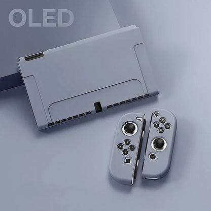 Protective Case Compatible with  Switch OLED Console and Joy-Cons,Switch Can Be Inserted in Dock with Shell Nintendo Switch Skin