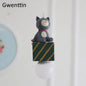 DecorBites™ Kids Animal Pendant Lamp: Rabbit Lion Cat LED Ceiling Light Fixture
