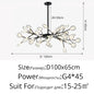 DecorBites™ LED Firefly Chandelier: Modern Nordic Ceiling Lights for Luxury Home Decor