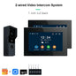 ANJIELO 2‑Wire Video Intercom Doorbell System 1080P Visiophone for Home Metal Door Phone,Support IP Camera,Tuya Smart Security V