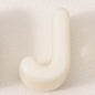 20pcs Beige Acrylic Large Hole Letter Loose Beads DIY Necklace