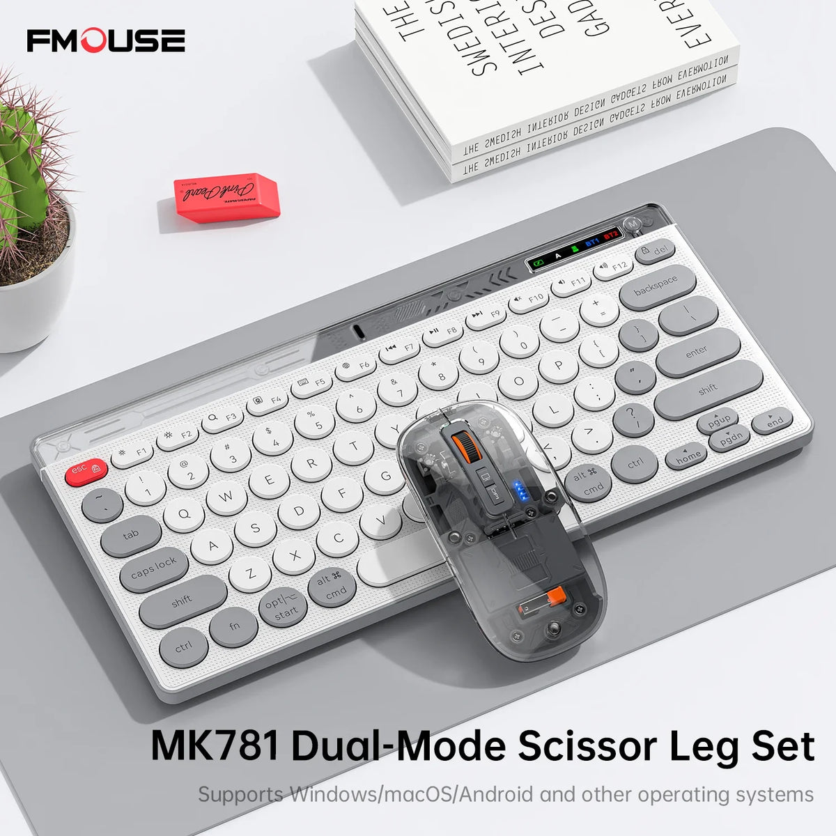 Bluetooth Wireless Keyboard Mouse Set Laptop Silent Button Charging Portable Mini Wireless Keyboard Office Typing