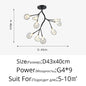 DecorBites™ LED Firefly Chandelier: Modern Nordic Ceiling Lights for Luxury Home Decor