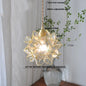 DecorBites™ Glass Flower LED Pendant Light Fixture for Modern Luxury Home Decor