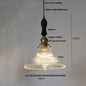 DecorBites™ Glass Flower LED Pendant Light, Adjustable Knob Switch, Modern Design