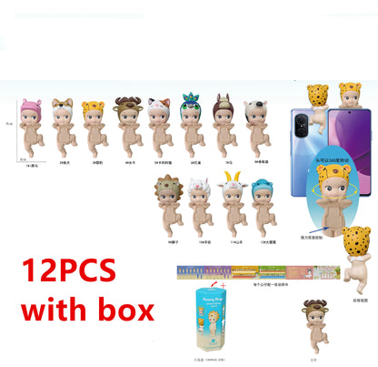 Mini Figure Angel Blind box Animal Series Mystery Box Cute Dolls Decoration Lucky Surprise Birthday Gift