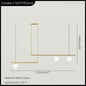 DecorBites™ LED Linear Hanging Lamp for Home Modern Minimalist Living Room Chandelier