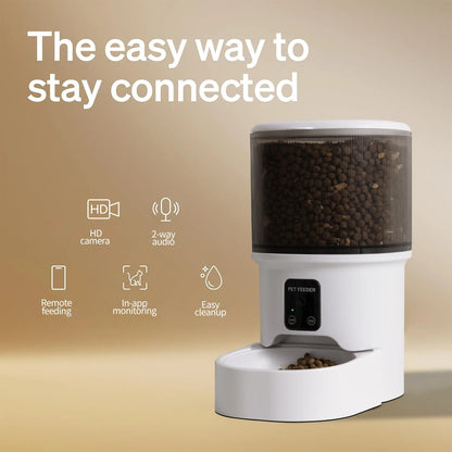 4L Smart Pet Feeder Automatic Cat Food Dispenser Cat Dog Bowl