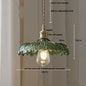 DecorBites™ Glass LED Pendant Lamp with Wood Handle - Modern Nordic Hanging Light