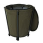 Outdoor Camping Trash Can Portable Garbage Bin Lightweight Round Bucket Wastebasket Can Container for Hiking Camping