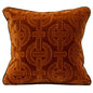 DecorBites™ Lahulpe Navy Blue Velvet Cushion Cover with Constellation Embroidery, 45x45cm