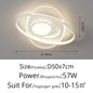 DecorBites™ LED Chandelier: Modern Living Room Bedroom Dining Room Kitchen Lighting